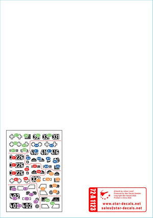 Star Decals 72-A1123 SdKfz 250 &amp;#39;neu&amp;#39; # 2 SdKfz 250/1, SdKfz 250/3 and SdKfz 250/7 - Waffen-SS markings 1/72 – zdjęcie 2