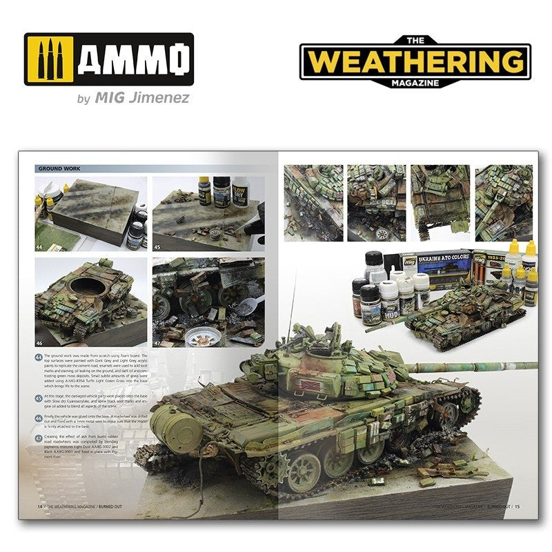 Ammo of Mig 4532-EN The Weathering Magazine Issue 33: BURNED OUT (English) – zdjęcie 2
