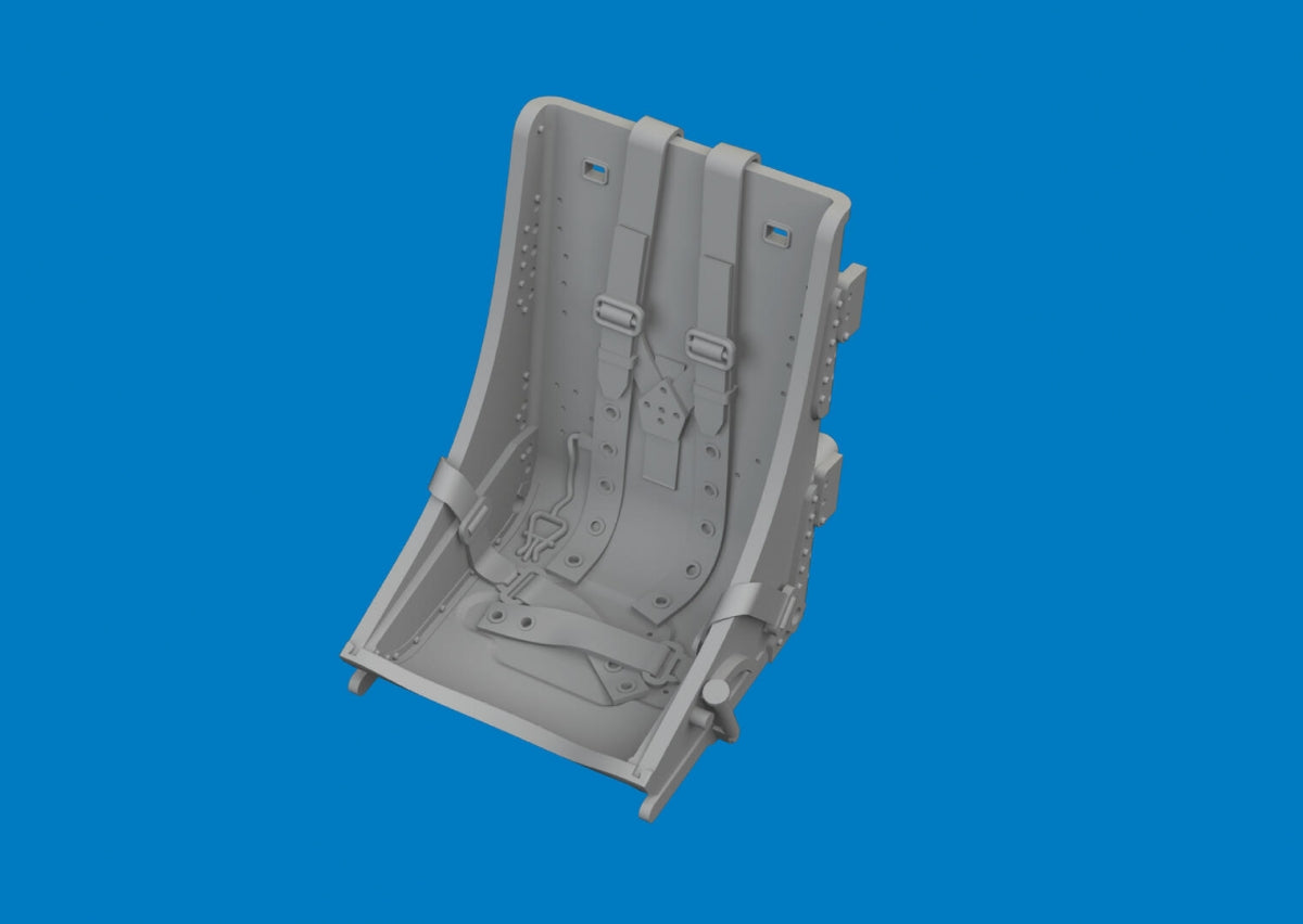 Eduard 6481065 P-40 seat w/ integral belts Type 2 PRINT Eduard 1/48 – immagine 2