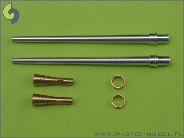 Master AM-32-014 German aircraft cannon 3.7cm Flak 18 gun barrels (2pcs) (1/32)