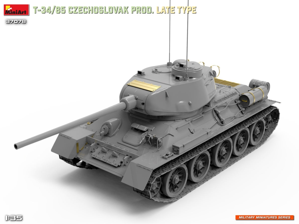 MiniArt 37078 T-34/85 Czechoslovak Prod. Late Type 1/35 – imagen 3