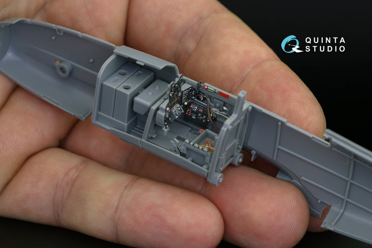 Quinta Studio QD48141 Ki-61-Id 3D-Printed &amp;amp; coloured Interior on decal paper (Tamiya) 1/48 – immagine 3