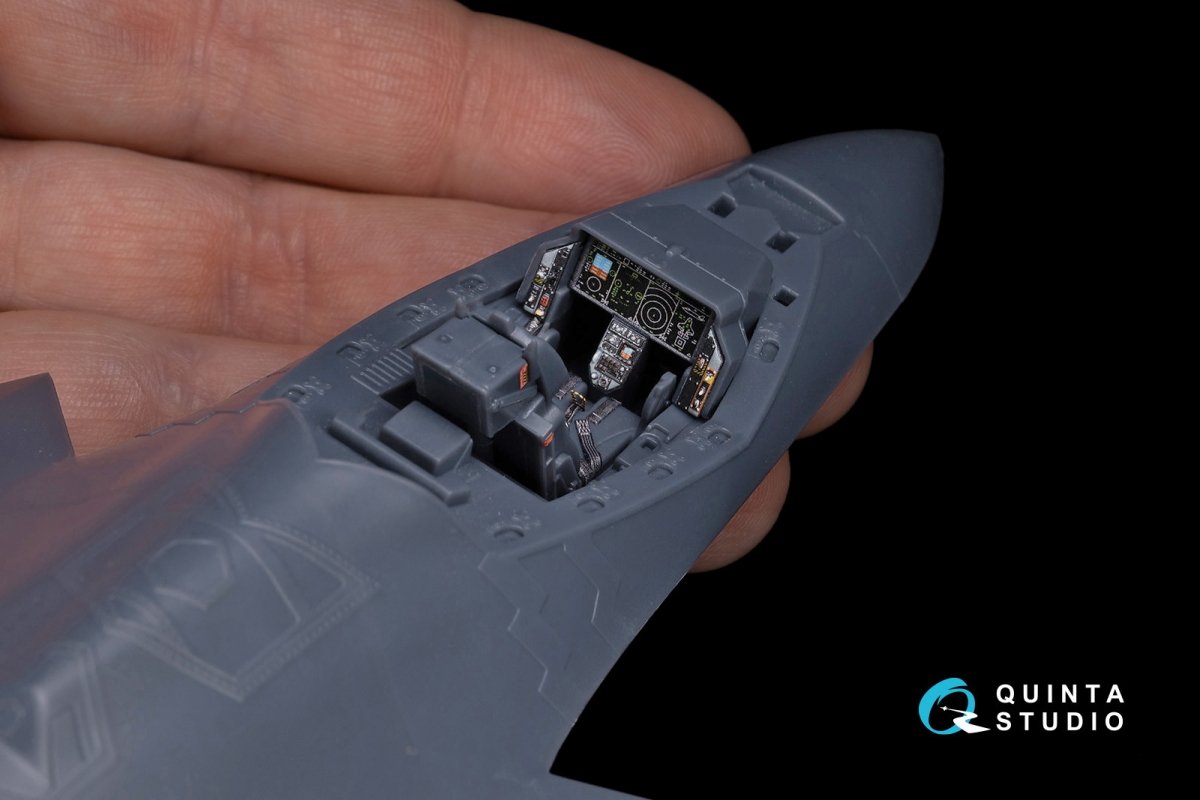 Quinta Studio QD48060 F-35A 3D-Printed &amp;amp; coloured Interior on decal paper (Meng) 1/48 – imagen 3