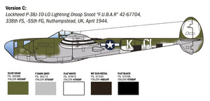 Italeri 2834 P-38 J Lightning 1/48
