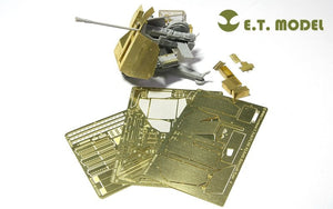 E.T. Model E35-026 WWII German 3.7cm FLAK 43 Anti-Aircraft Gun (For TRUMPETER 02311) 1/35 – zdjęcie 5