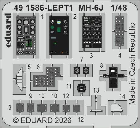 Eduard BIG49478 MH-6J for ICM 1/48 – Bild 3