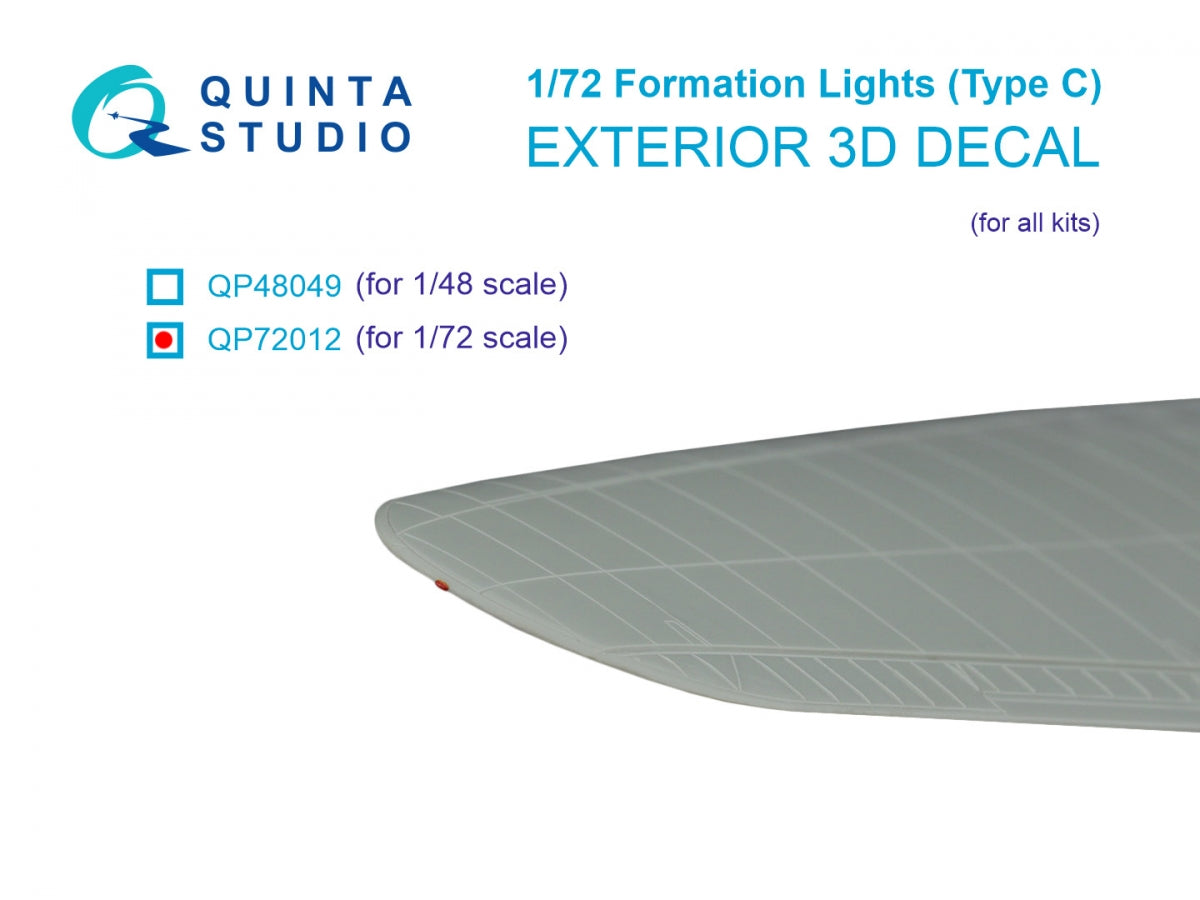 Quinta Studio QP72012 Formation Lights (Type C) (for all kits) 1/72
