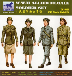 Bronco CB35037 W.W.II Allied Female Soldier Set 1/35