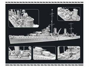 FlyHawk Model FH1109 HMS Penelope 1940 (Waterline) 1/700 – zdjęcie 4