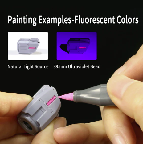 DSPIAE MK-09 Water-Based Soft Head Marker Violet – imagen 5