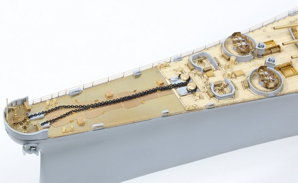 Pontos 37026FB USS BB-63 Missouri 1945 Advanced Detail Up Set (Deck Blue 20B stained wooden deck) 1/350 – immagine 4