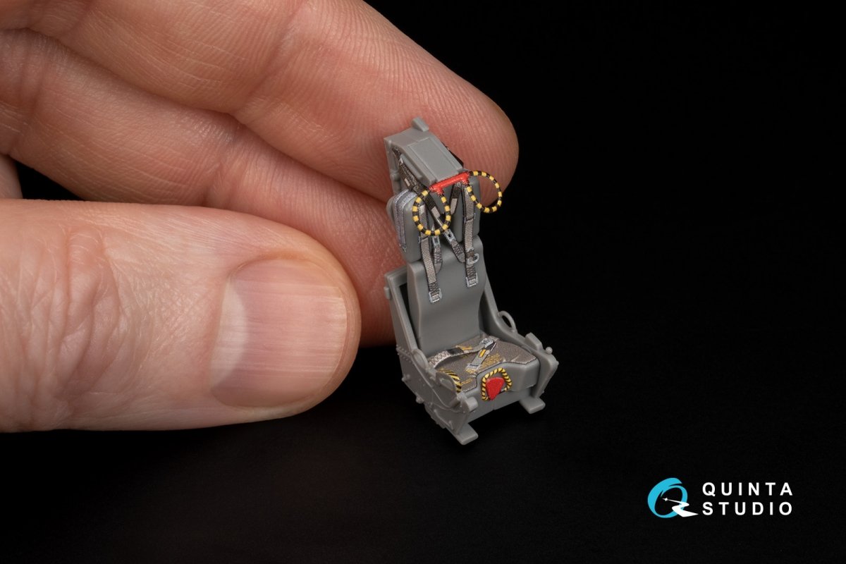 Quinta Studio QD+48387 F-4E early with slatted wing 3D-Printed &amp;amp; coloured Interior on decal paper (Meng) (with 3D-printed resin parts) 1/48 – imagen 17