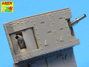 Aber 35L-156 Barrels for British WWI Tank Mark IV – Female 1/35 – Bild 7