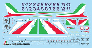 Italeri 1418 MB-339A P.A.N. 2018 Livery 1/72 – zdjęcie 2