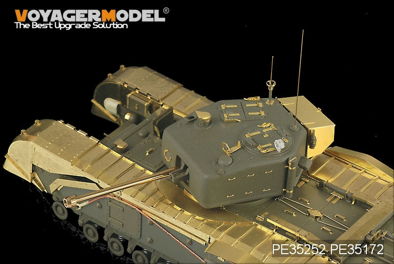 Maquette Voyager PE35252 Char d&amp;#39;infanterie britannique Churchill Mk.IV de la Seconde Guerre mondiale (modèle de base pour AFV CLUB 35154) à l&amp;#39;échelle 1/35 – image 6