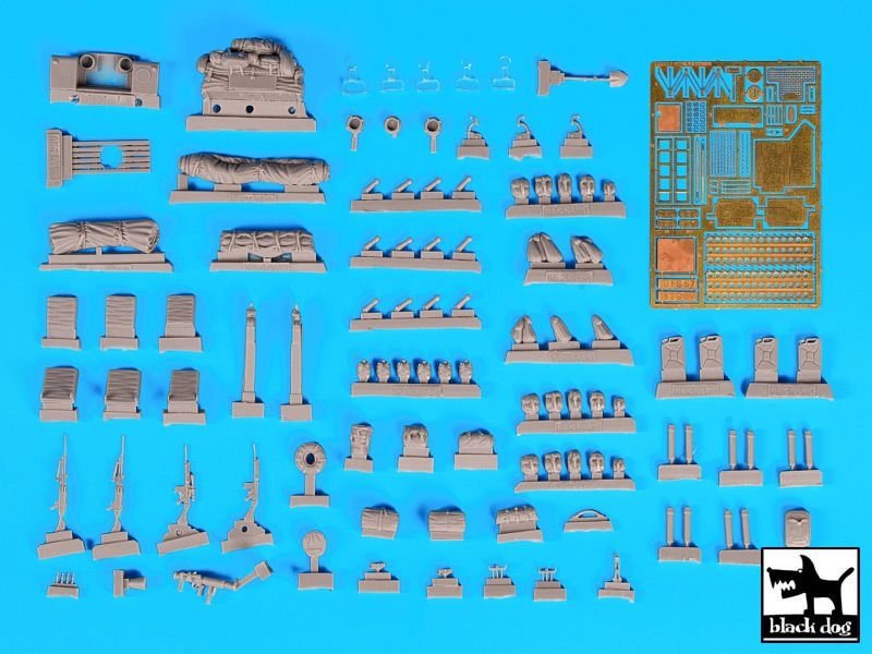Black Dog T35117 Land Rover Pink Panther accessories set 1/35 – immagine 6