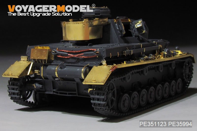 Voyager Model PE351123A WWII German Pz.Kpfw.IV Ausf.F1 Basic（A ver without included Ammo）（For TAMIYA 35374） 1/35 – zdjęcie 3
