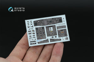Quinta Studio QDS-35164 HH-60G Pave Hawk 3D-Printed &amp; coloured Interior on decal paper (Kitty Hawk) (Small version) 1/35