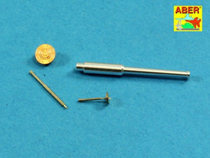 Aber 35L-212 Set of barrels for Soviet tank T-50 45 mm 20K x 1 pcs.; 7,62 mm DT x 2 pcs. 1/35