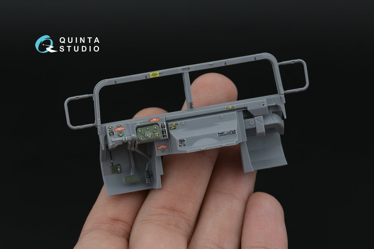 Quinta Studio QD35154 Humvee family 3D-Printed &amp;amp; coloured Interior on decal paper (ICM) 1/35 – immagine 10