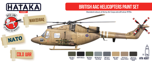 Hataka HTK-AS87 Kit de peinture British AAC Helicopters 8x17ml – image 2