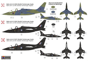 Kovozavody Prostejov KPM0267 Alpha Jet A „QinetiQ“ 1/72 – zdjęcie 2