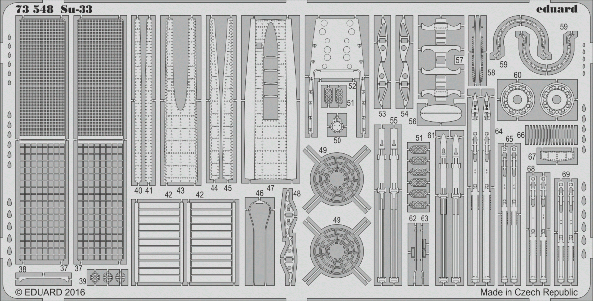 Eduard 73548 Su-33 TRUMPETER 1/72 – imagen 2