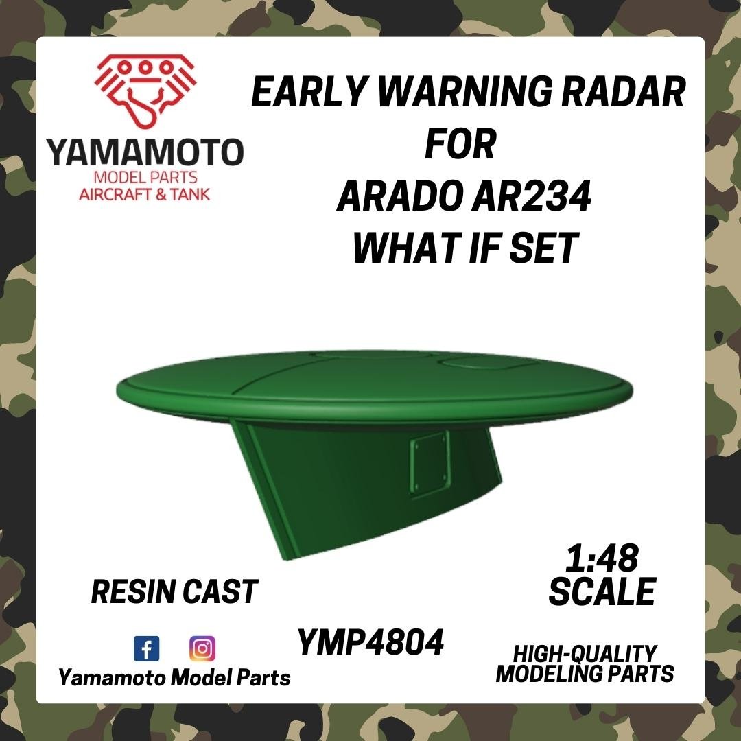 Yamamoto YMP4804 Early Warning Radar for Ar 234 1/48 What If Set 1/48