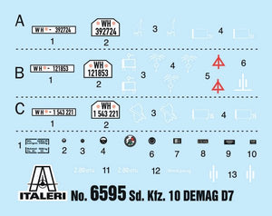 Italeri 6595 Sd. Kfz. 10 Demag D7 with 7.5 cm leIG 18 and crew 1/35 – image 6