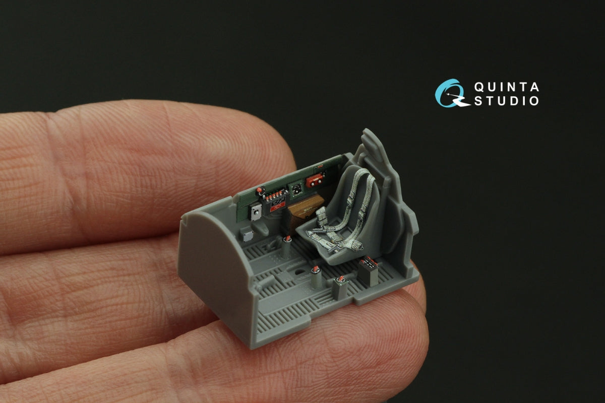 Quinta Studio QD72153 P-47D Thunderbolt Bubbletop 3D-Printed coloured Interior on decal paper (Tamiya) 1/72 – imagen 7