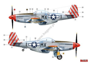 Kagero KD48004 P-51 D/K Mustang part 1 1/48 – immagine 3