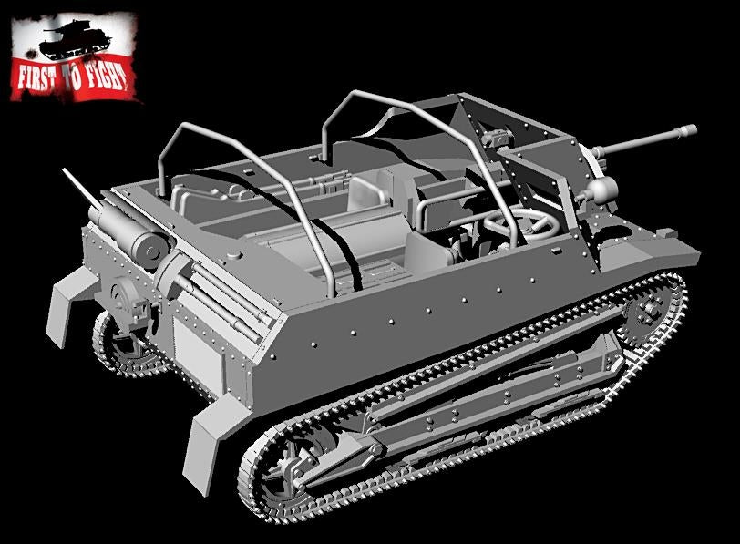 First To Fight PL117 - Polskie Działo Samobieżne TKS-D 1/72 – immagine 3