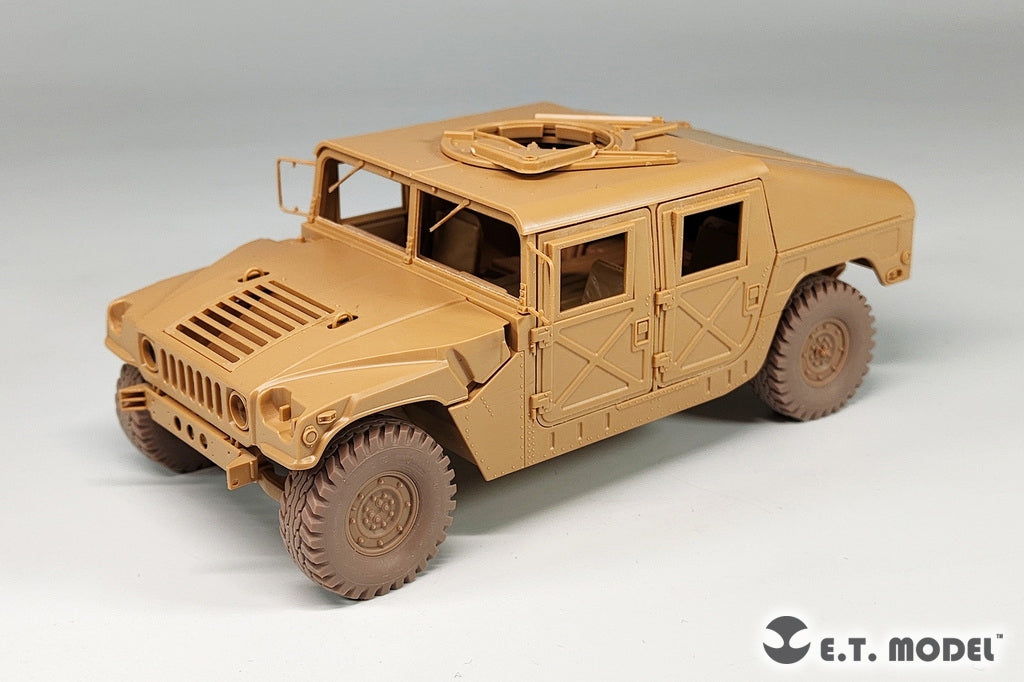 E.T. Model P35-168 Modern USA M1024/M1046 Humvee Sagged Wheels 1/35 – imagen 5