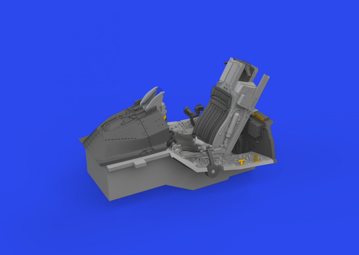 Maquette Eduard 648973 F-16C Block 52 de 1997 (cockpit) - Modèle imprimé Kinetic au 1/48 – image 4