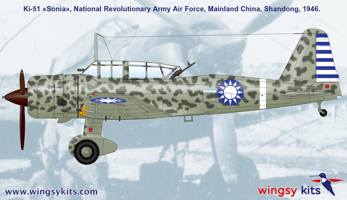 Wingsy Kits D5-06 IJA Type 99 Ki-51 “Sonia” at other services 1/48 – immagine 5