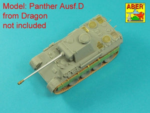 Aber 72A16 Siatki do niemieckiego czołgu Panther, Ausf.A/D / PzKpfw. V, Ausf.A/D, Panther - Grilles 1/72 – Bild 5