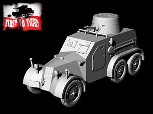 First To Fight PL095 Panzerspähwagen 30(t) Tatra OA vz 30 1/72 – Bild 4