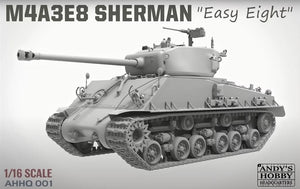 Andy&amp;#39;s Hobby Headquarters AHHQ-001 M4A3E8 Sherman &amp;quot;Easy Eight&amp;quot; 1/16 – immagine 2