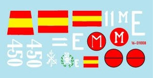 Star Decals 16-D1008 Spanish PzKpfw I Ausf B Spanish Civil War - La Guerra Civil 1/16 – Bild 2