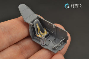 Quinta Studio QD48240 Bf 109E-3/4 3D-Printed &amp;amp; coloured Interior on decal paper ( Wingsy kits) 1/48 – Bild 7