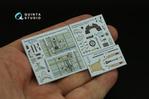 Quinta Studio QD48389 Macchi C.202 Folgore Early 3D-Printed &amp;amp; colored Interior on decal paper (Hasegawa/Eduard) 1/48 – image 3