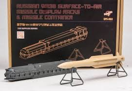 Meng Model SPS-063 9M38 Surface-to-air Missile Display Racks & Missile Container 1/35
