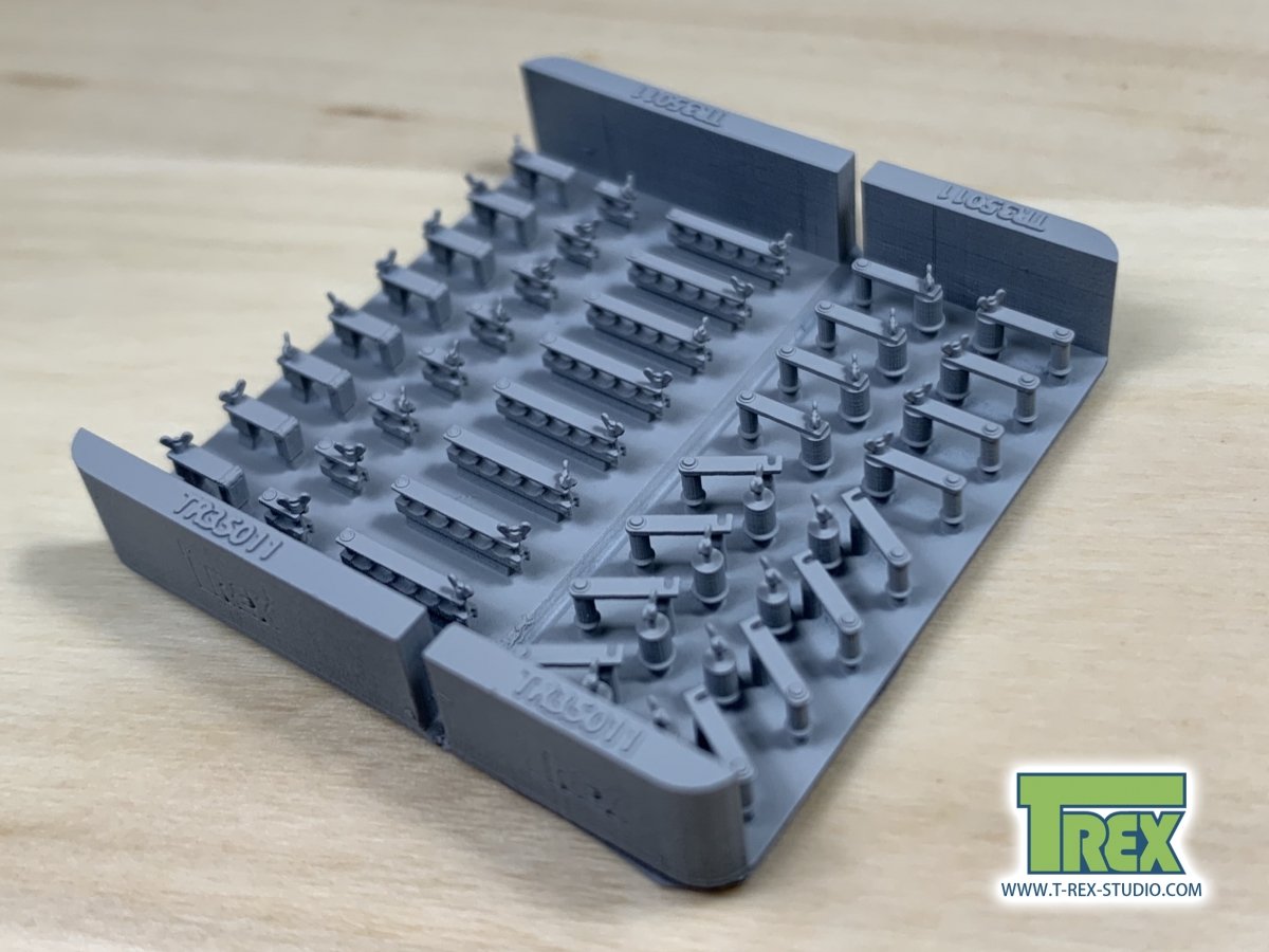 T-Rex Studio TR35011 Brackets &amp;amp; Clamps for German Panzer Set 1/35 – immagine 2