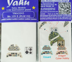 Yahu YMA3245 Me 109E early [RLM02] Eduard / Dragon Cyber-Hobby 1/32