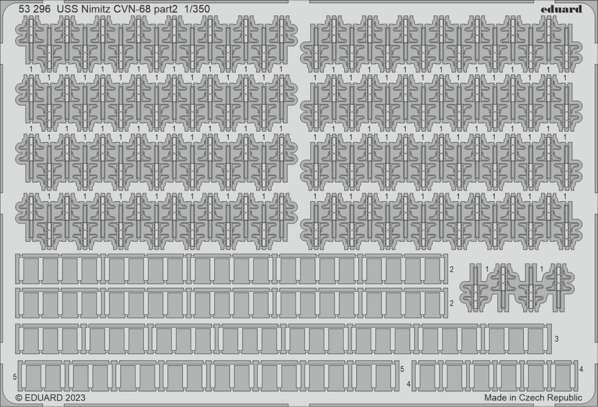 Eduard BIG5369 USS Nimitz CVN-68 PART I Trumpeter 1/350 – immagine 2