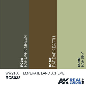 AK Interactive RCS038 RAF TEMPERATE LAND SCHEME 3x10ml – Bild 2