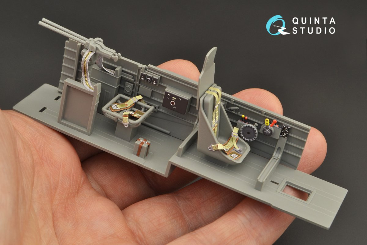 Quinta Studio QD35054 Ju 87G 3D-Printed &amp;amp; colored Interior on decal paper ( Border Model ) 1/35 – image 5