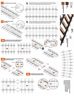 AK Interactive AK35011 DOUBLE RAILWAY TRACK SECTION – TRAMO DOBLE DE VIA FERREA 1/35 – immagine 3