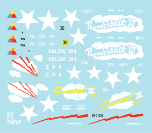 Star Decals 35-C1025 Thunderbolt V / VI / VII 1/35 – zdjęcie 2