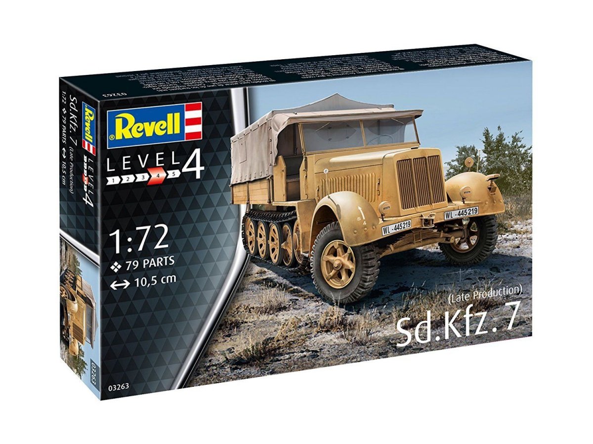 Revell 03263 Sd.Kfz. 7 (Late Production) 1/72